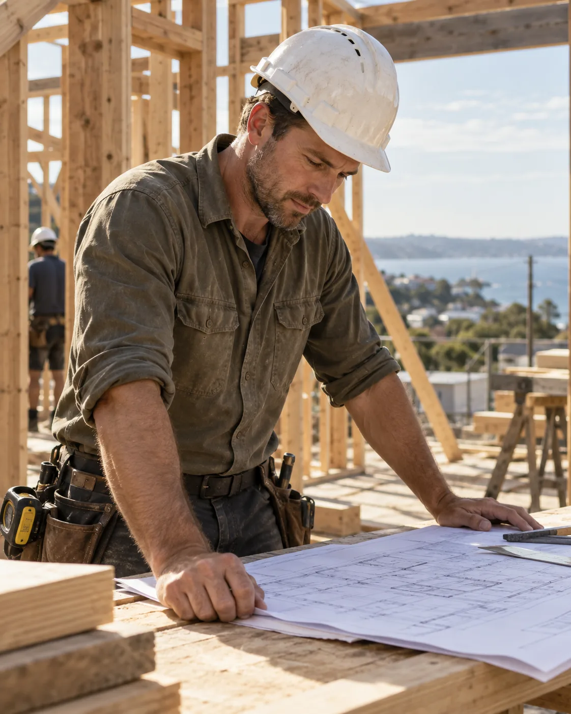 Illustrative photograph showing work in builders