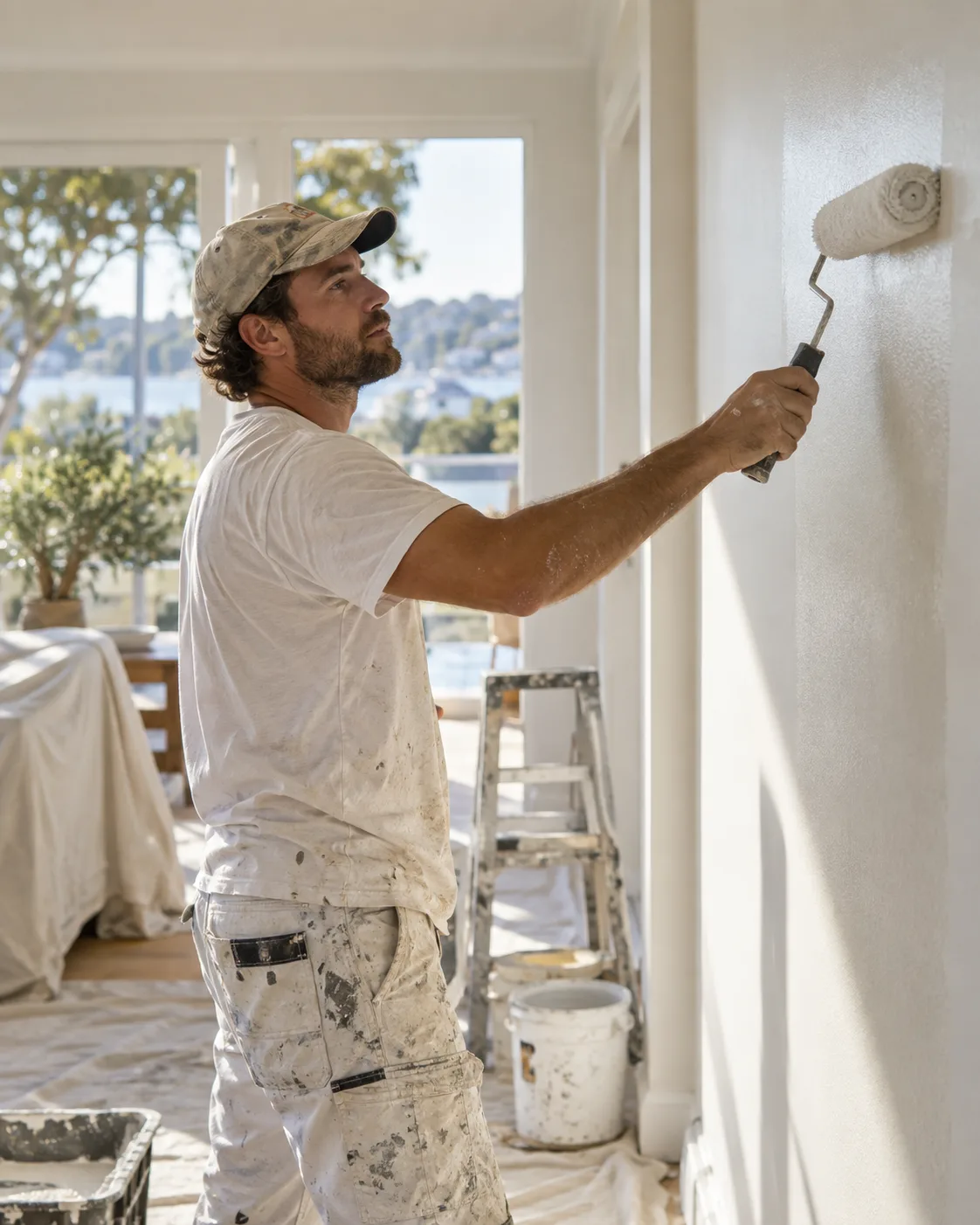 Illustrative photograph showing work in painters